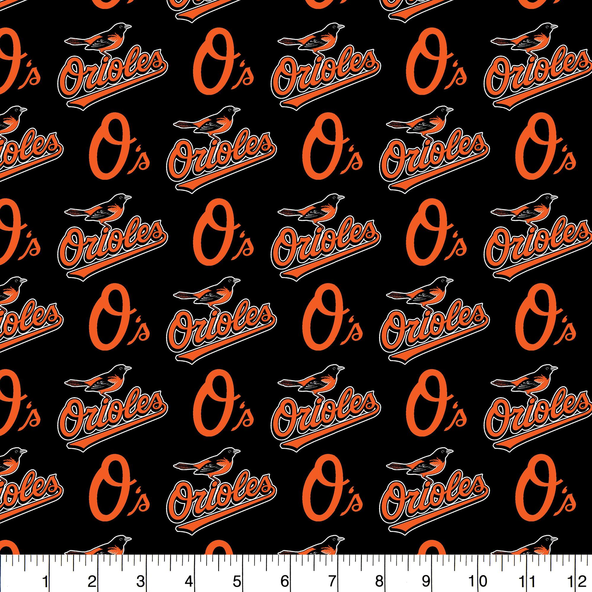 MLB Baltimore Orioles Cotton Fabric
